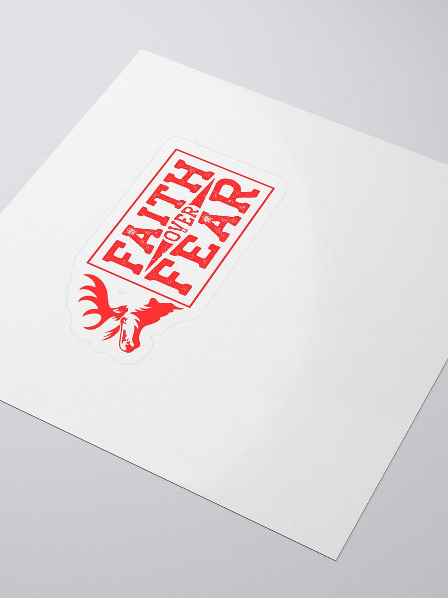 Fatih Over Fear - RED - Sticker product image (3)