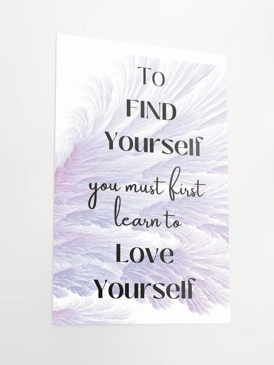 Love Yourself Inspirational Poster product image (2)