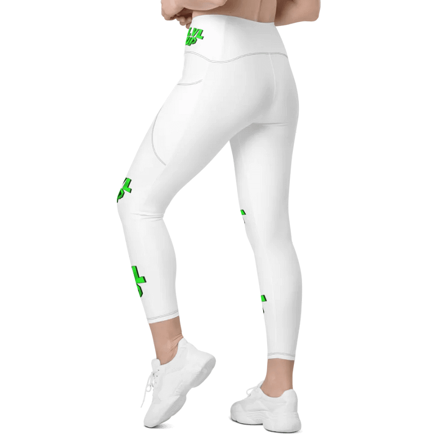 LVL UP White Yoga Pants product image (6)