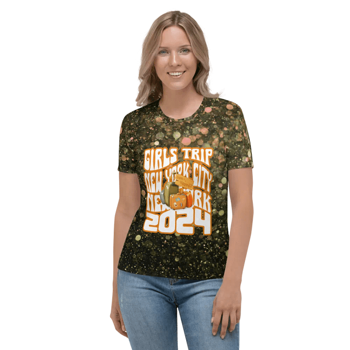 Girls Trip New York 2024 All Over Print T-shirt product image (2)