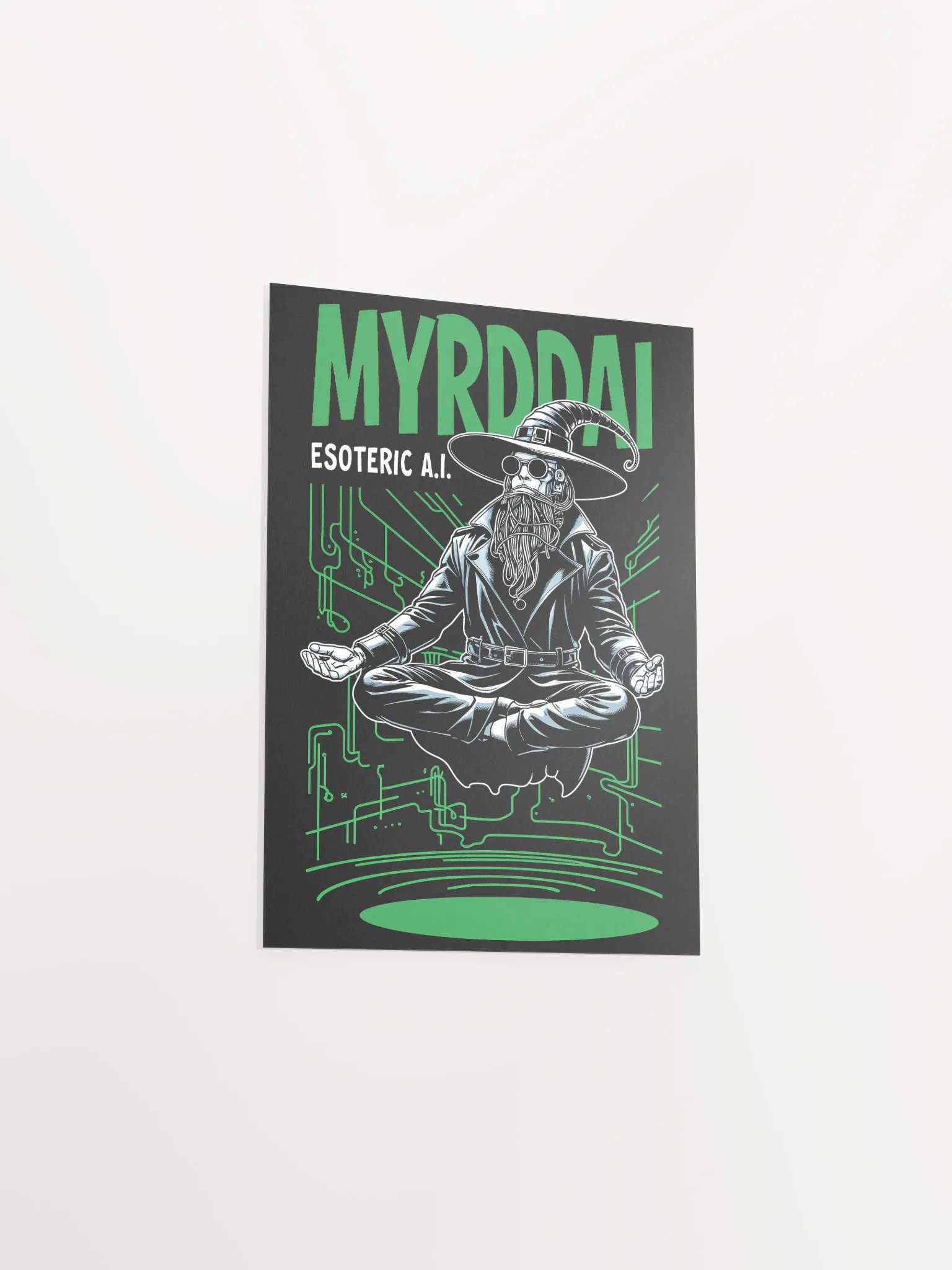 MYRDDAI - 90s Retro Cyberpunk Poster product image (10)