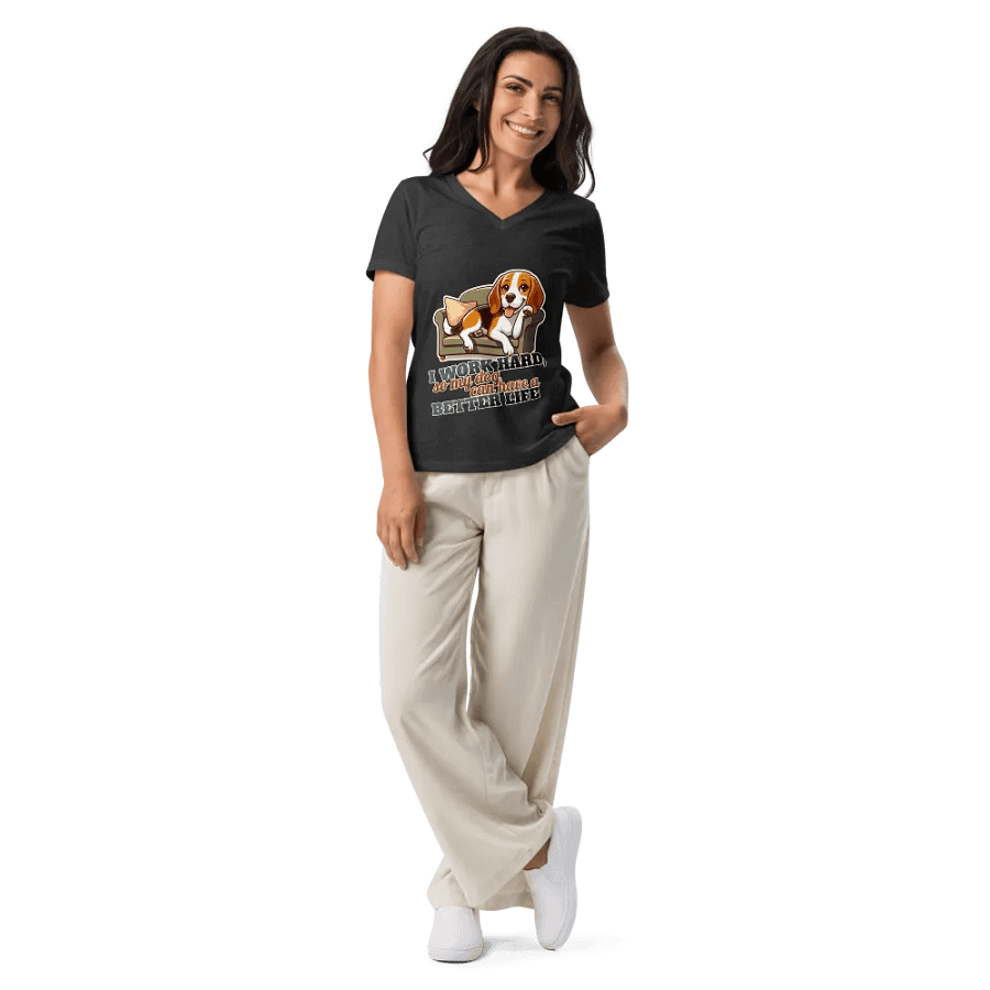 Work Hard - Beagle Sofa - V-neck product image (36)