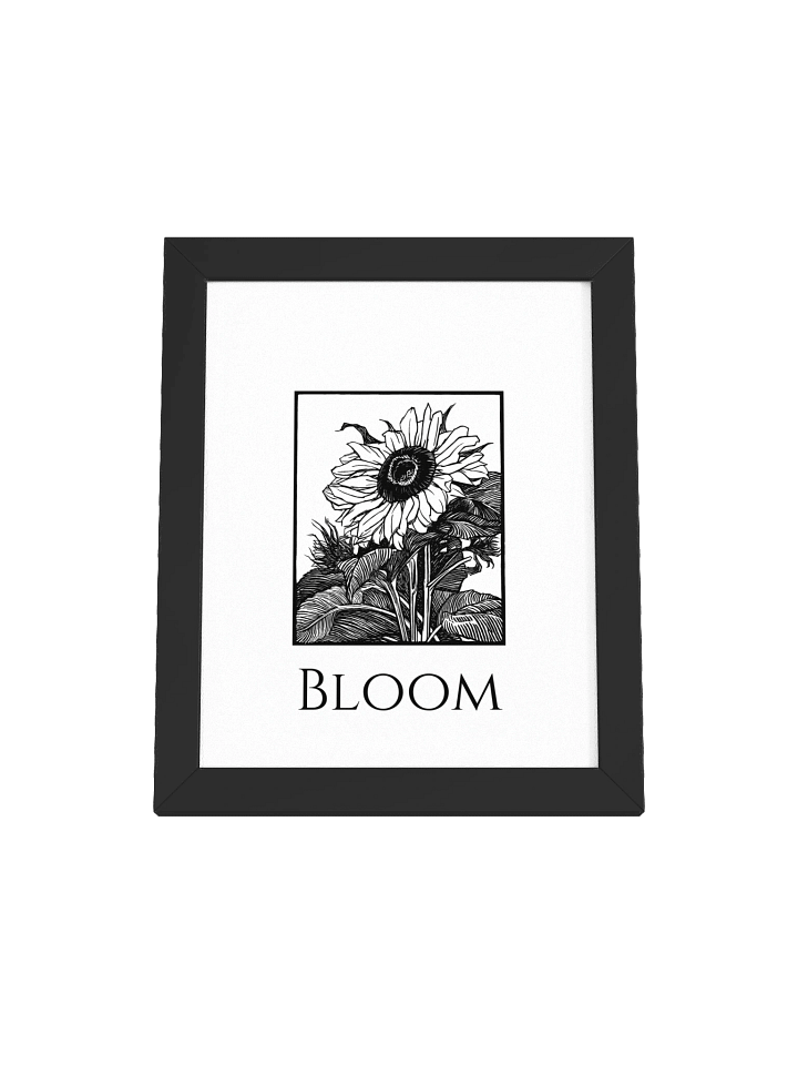 BLOOM Sunflower Framed Poster product image (1)