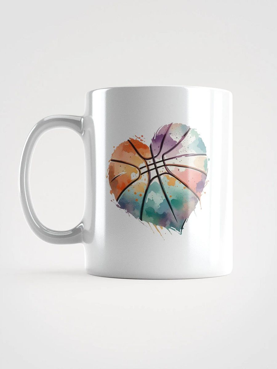 Heart Pastel Basketball Colorful Mug product image (1)