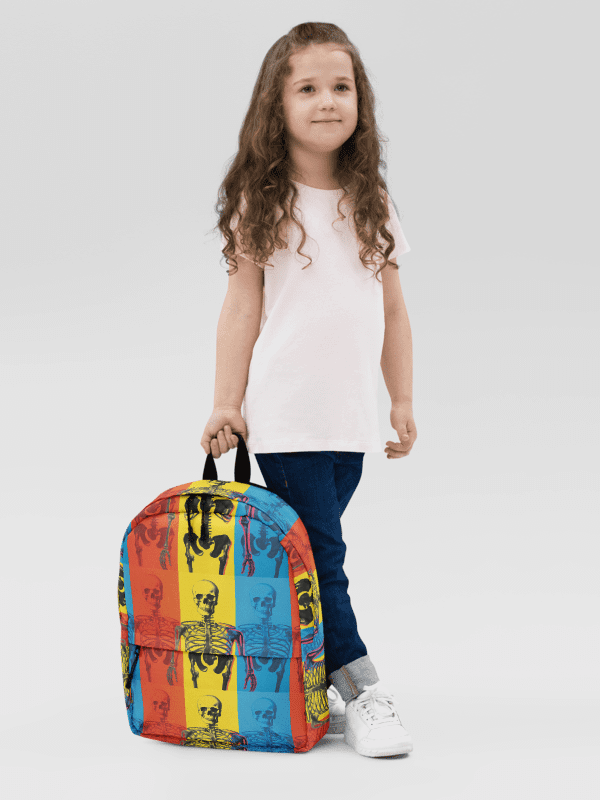 Skeleton Grid All-Over Backpack product image (5)