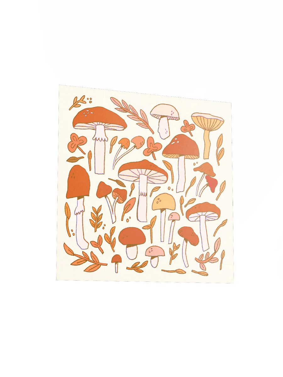 Mushroom Party Print product image (4)