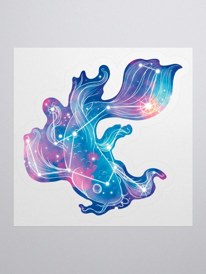 Cotton Candy Galaxy Koi - Sticker product image (1)