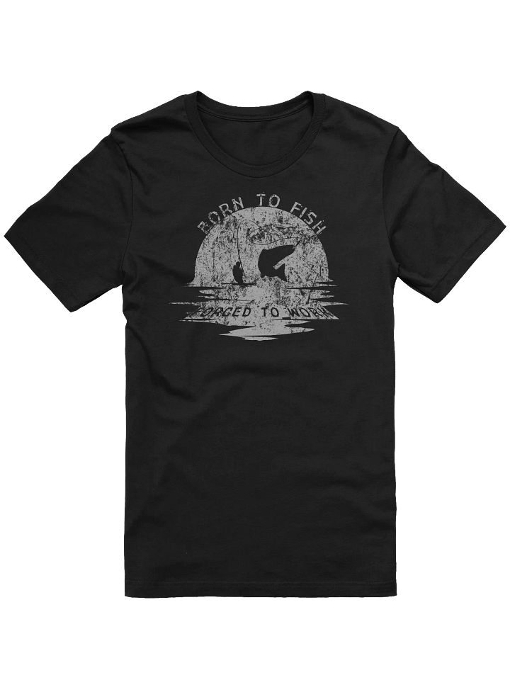 Born to Fish | Retro Sunset Fishing T-Shirt product image (3)