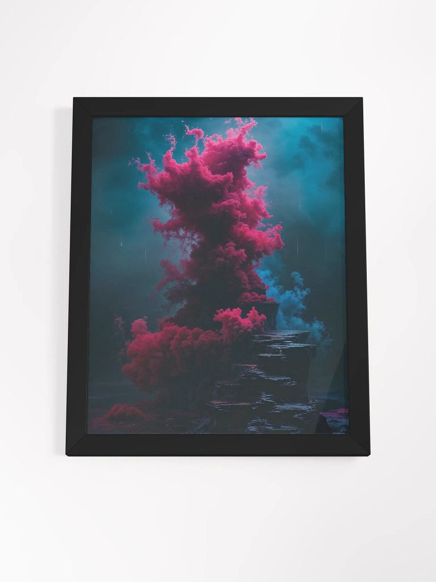Crimson Bloom Ascension Framed Print product image (20)