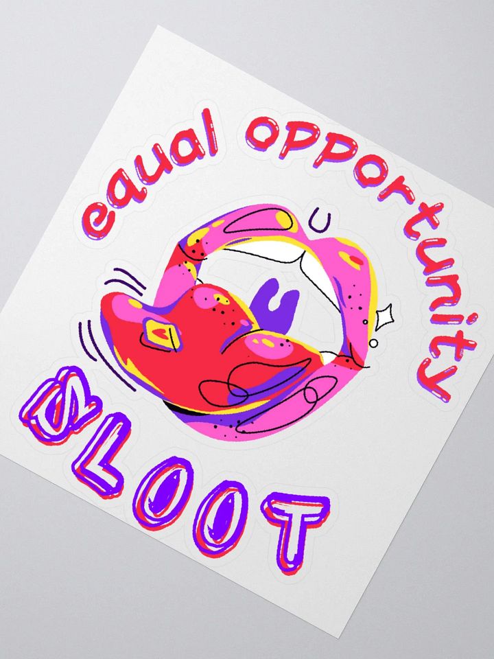 Equal Opportunity SLOOT Tongue Sticker product image (5)
