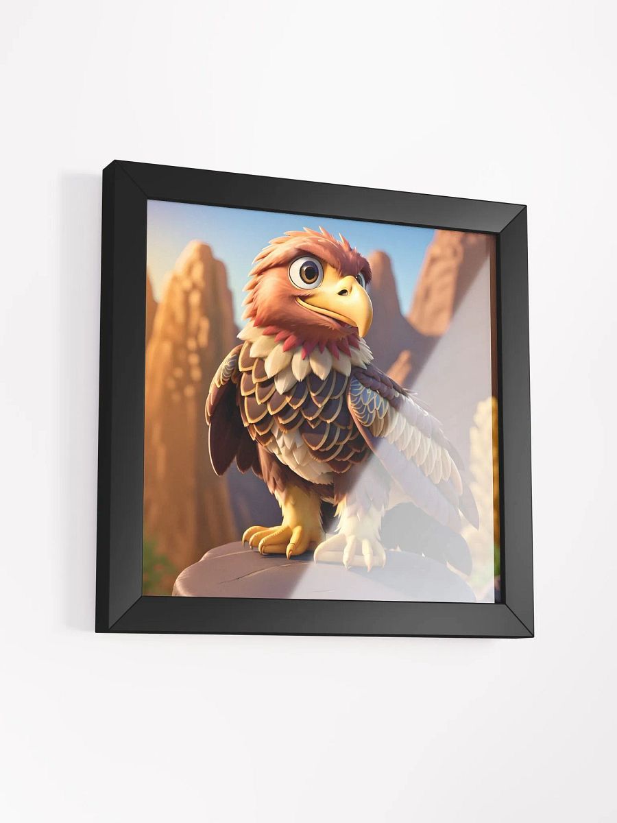 Endangered Species - Mexico - Golden Eagle Eco-Friendly Ayous Wood Framed Poster product image (3)