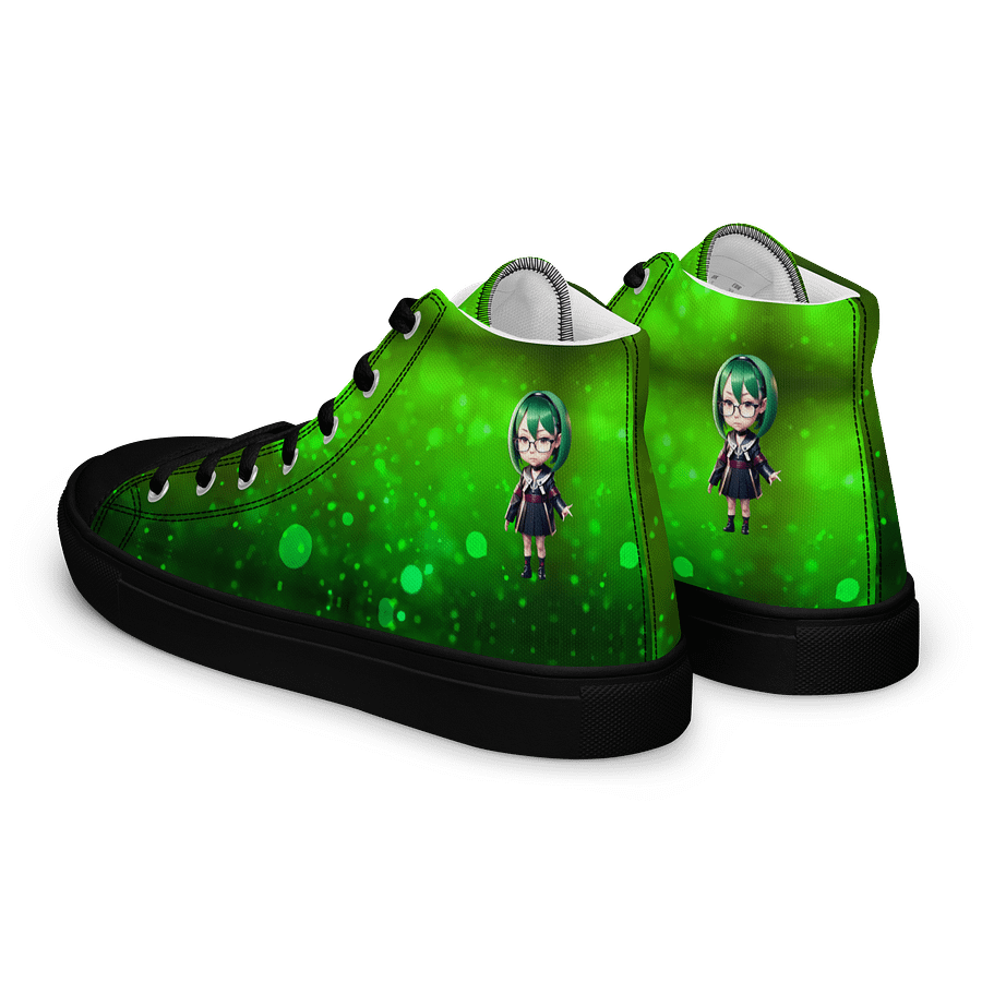 (Green CHIBI) K Women's High Top Canvas Shoes product image (5)