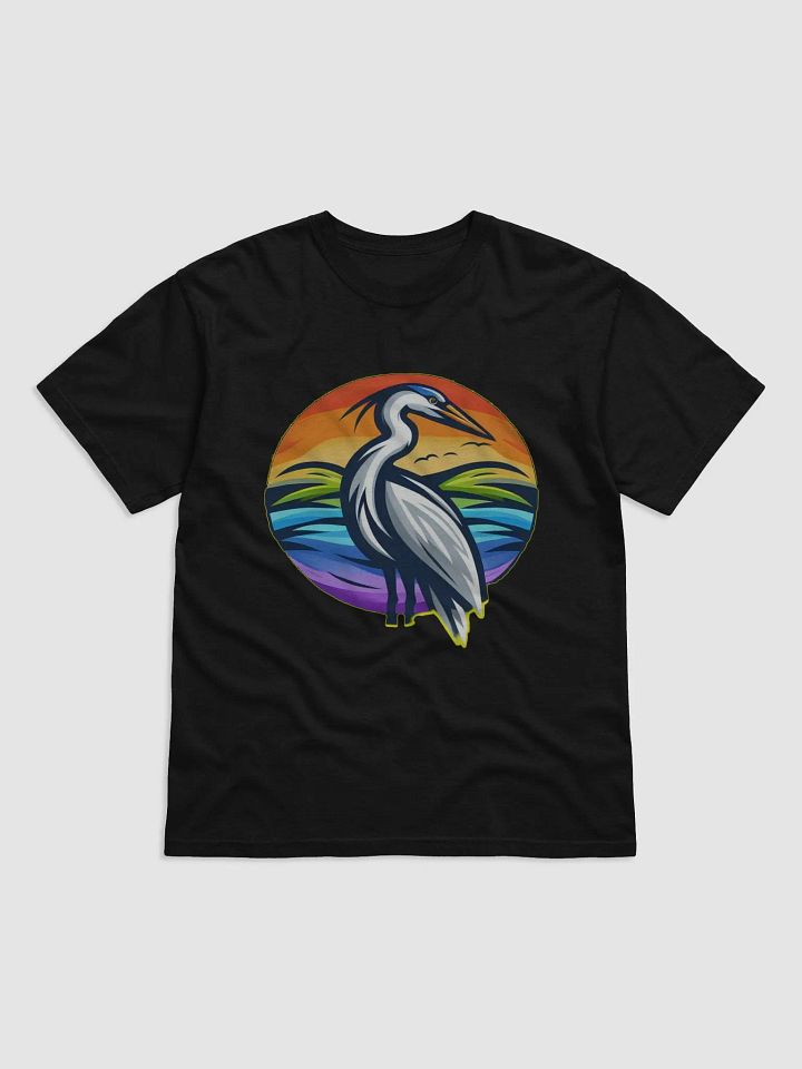 Vibrant Heron Circle Tee product image (2)