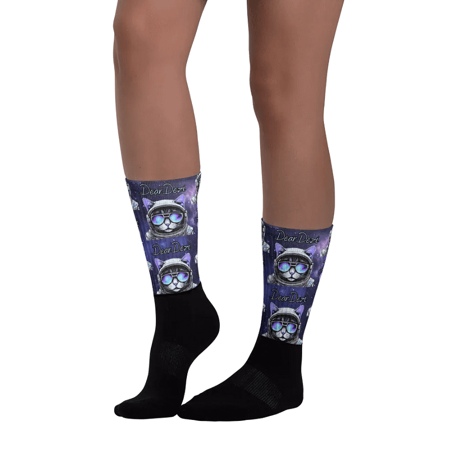 Cosmocat Gamer Socks - in Purrrple product image (4)