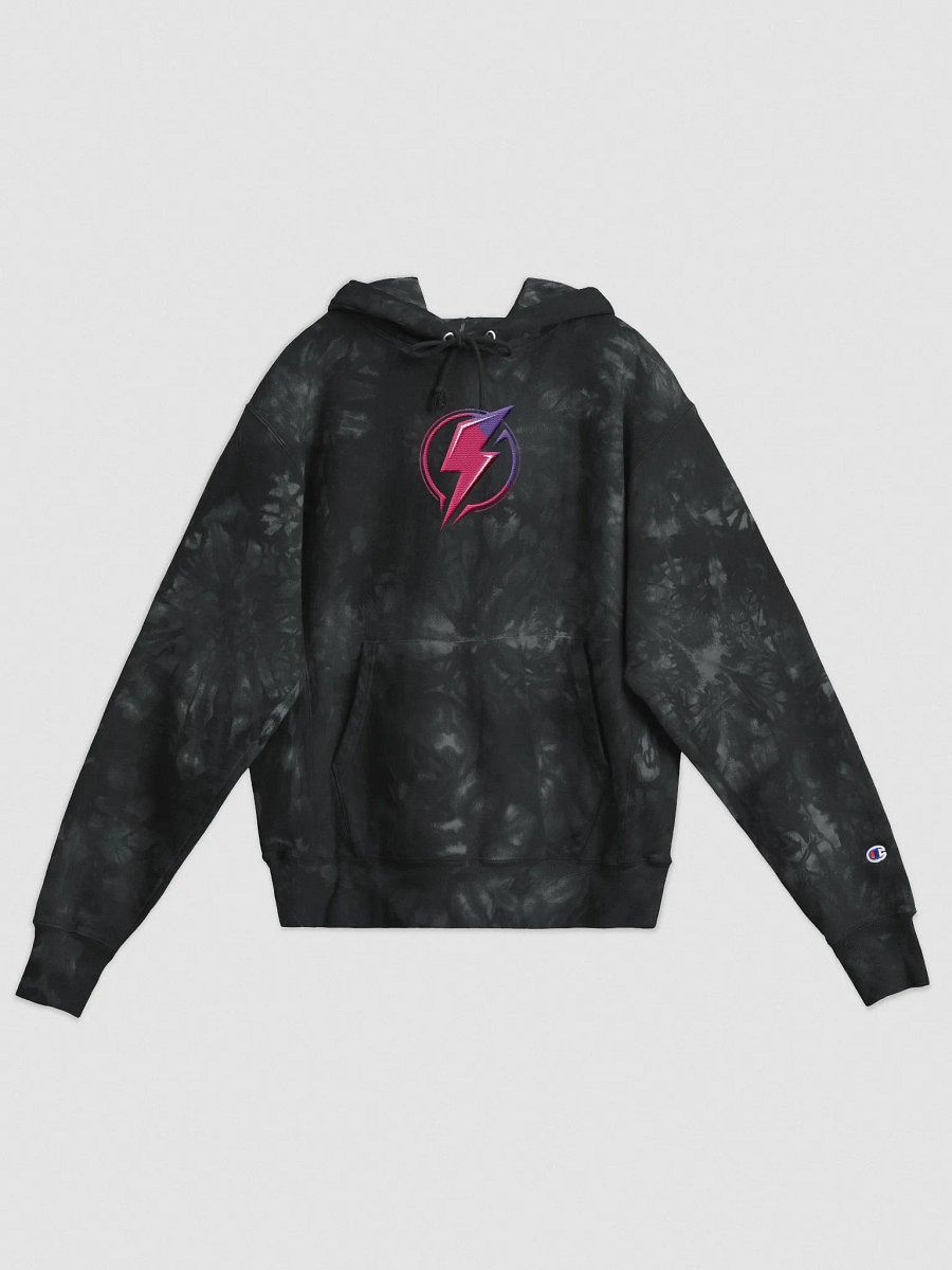 Supercharged Evolved Pink Lightning Bolt Black Champion Jumper product image (1)