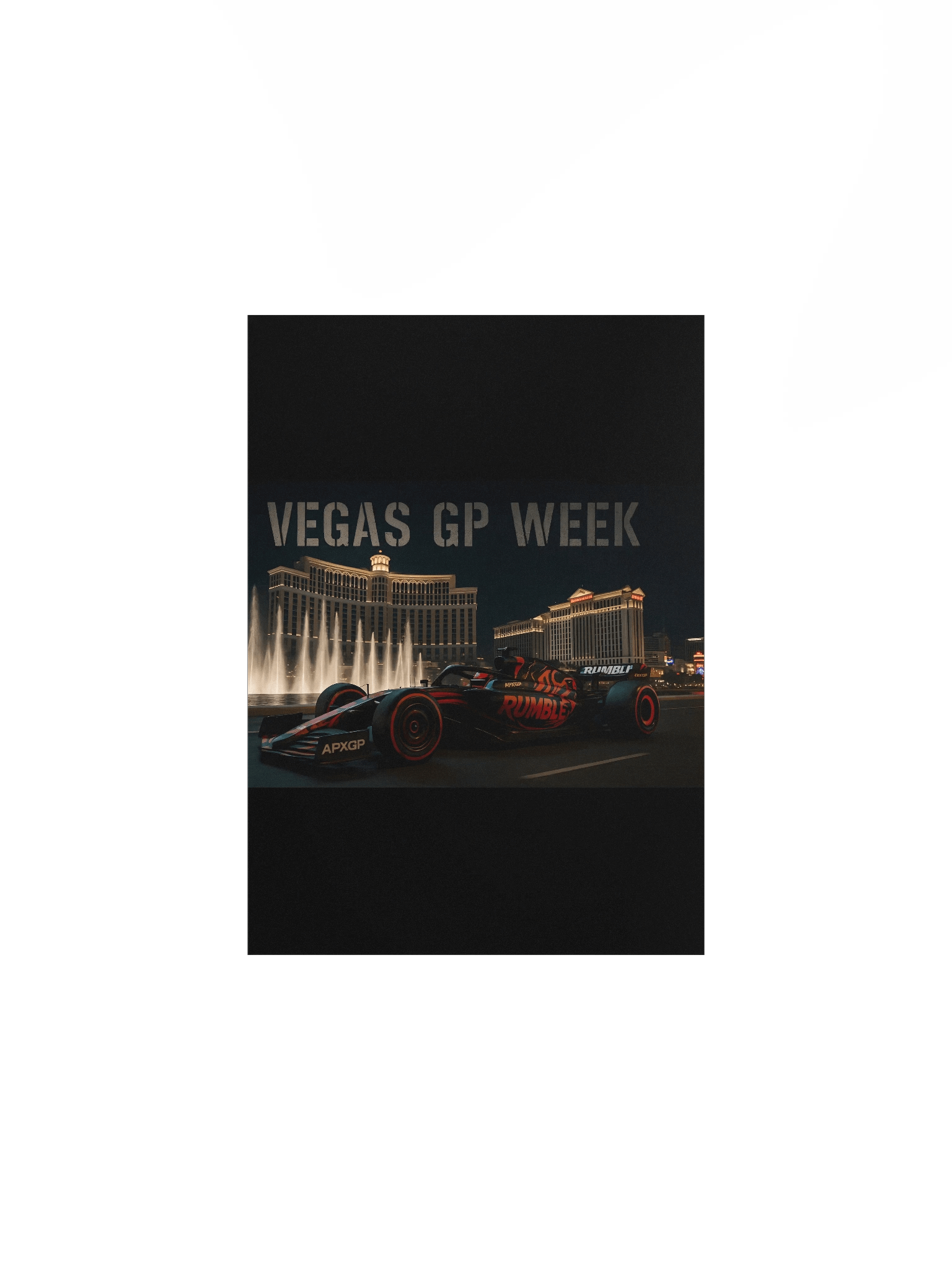 RUMBLE RACING F1 CAR VEGAS GP STRIP EDITION product image (4)