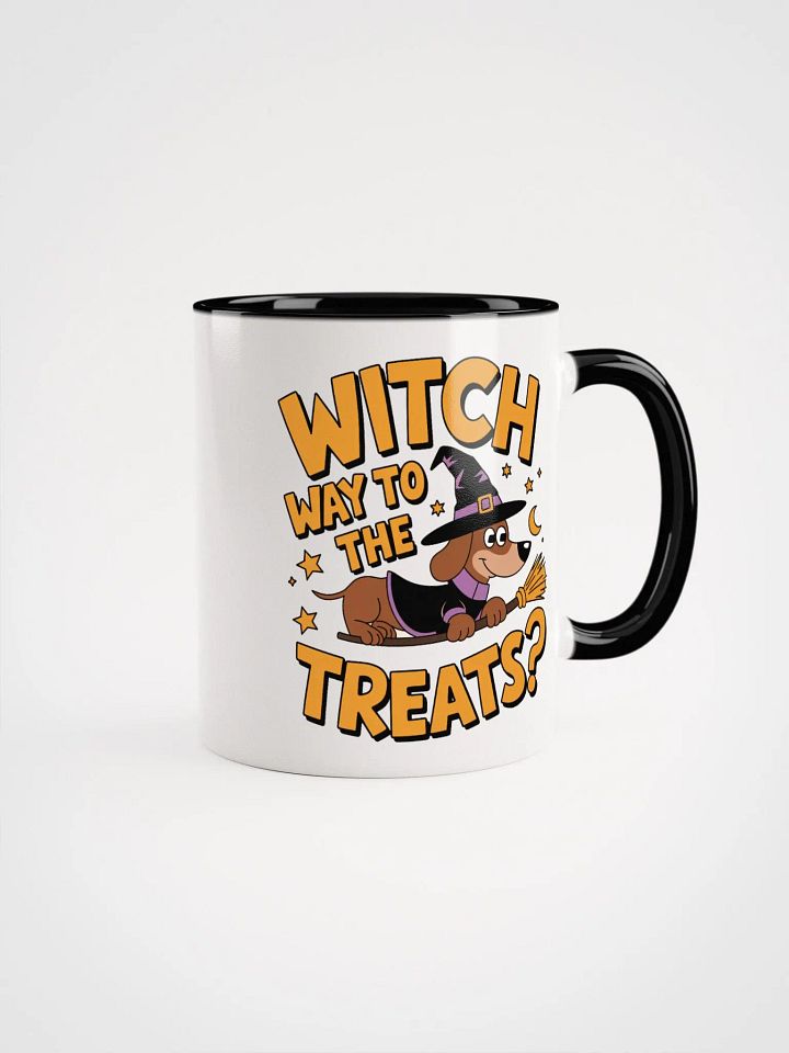 Witch Way to the Treats? Dachshund Halloween Mug product image (2)