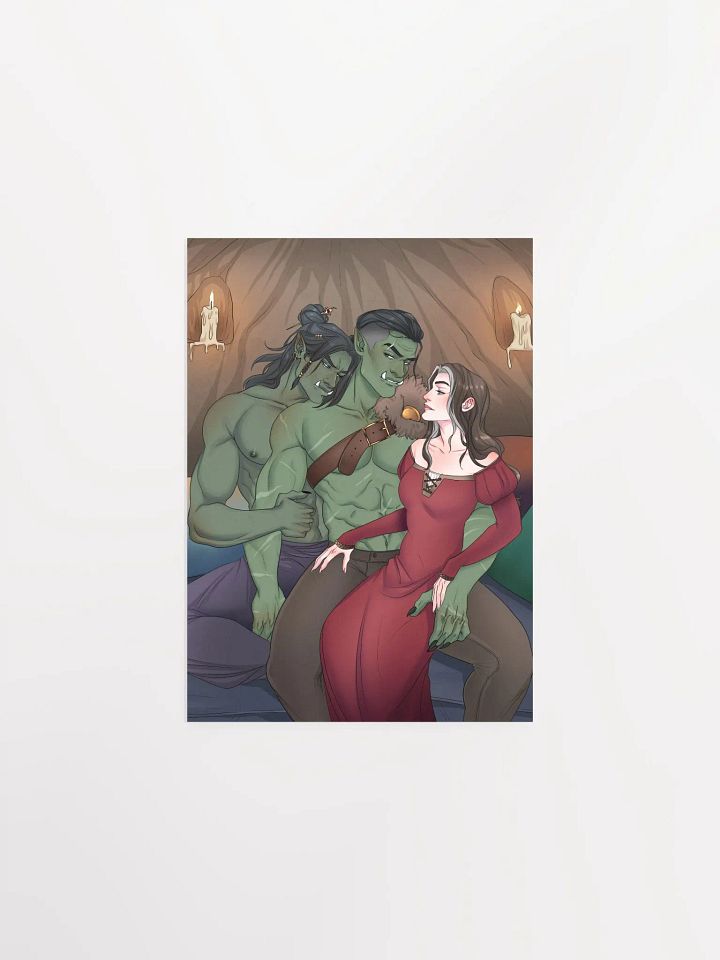 The Widow and the Orcs Art Print, by Bloodwrit product image (3)
