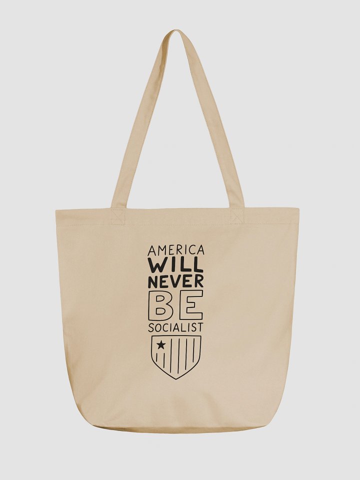 America Will Never Be Socialist. Eco Tote product image (1)