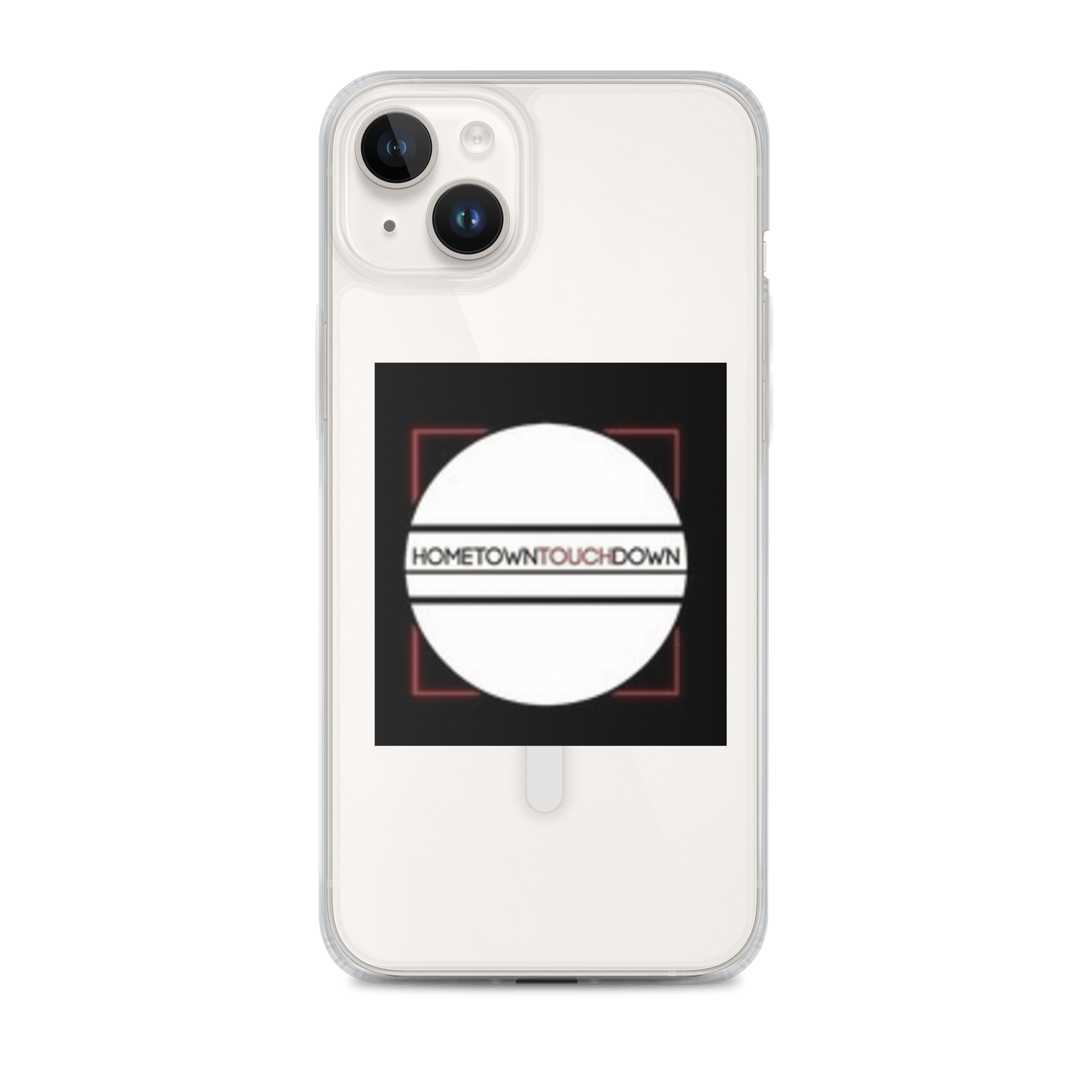 HOMETOWNTOUCHDOWN MagSafe® Clear Case product image (1)