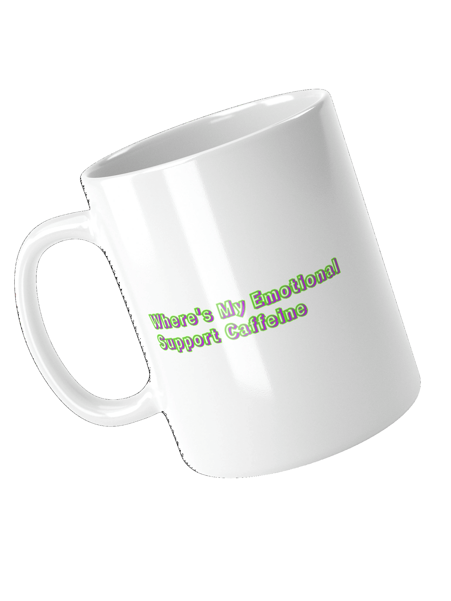 Where's My Emotional Support Caffeine Coffee Mug product image (8)