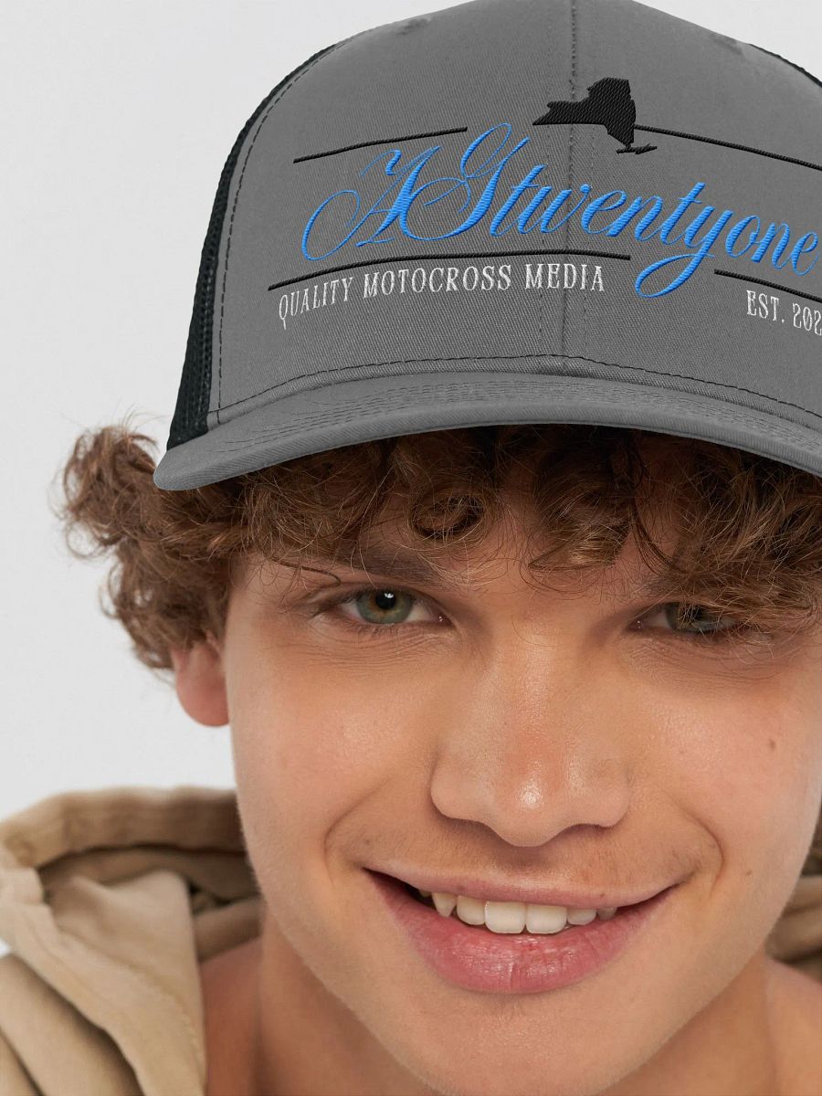 AG21 Script Trucker Hat product image (48)
