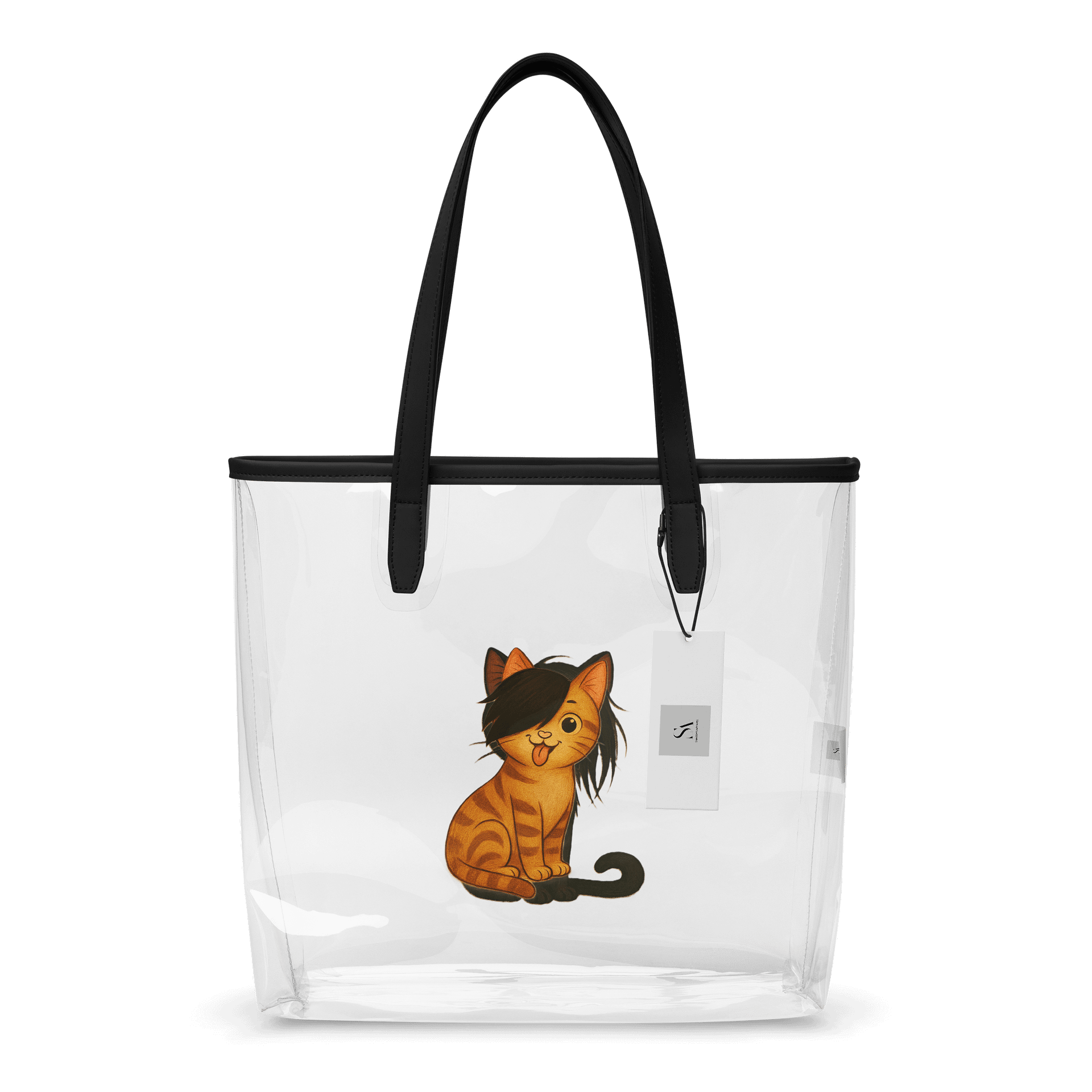 Playful Feline Clear Tote Bag product image (1)