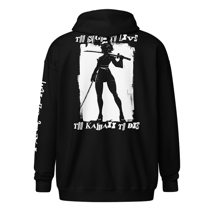 Too Sugoi/Too Kawaii Ink'd Swordswoman Zip Hoodie product image (1)