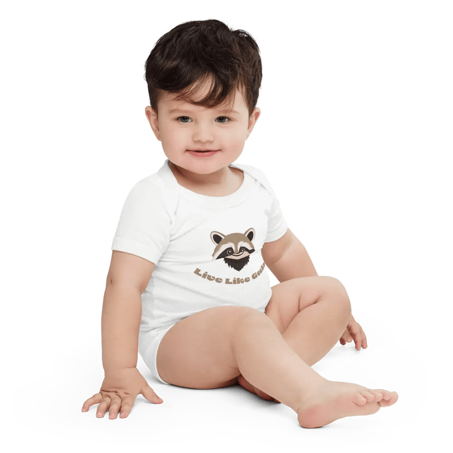 Happy Raccoon Baby Onesie product image (4)