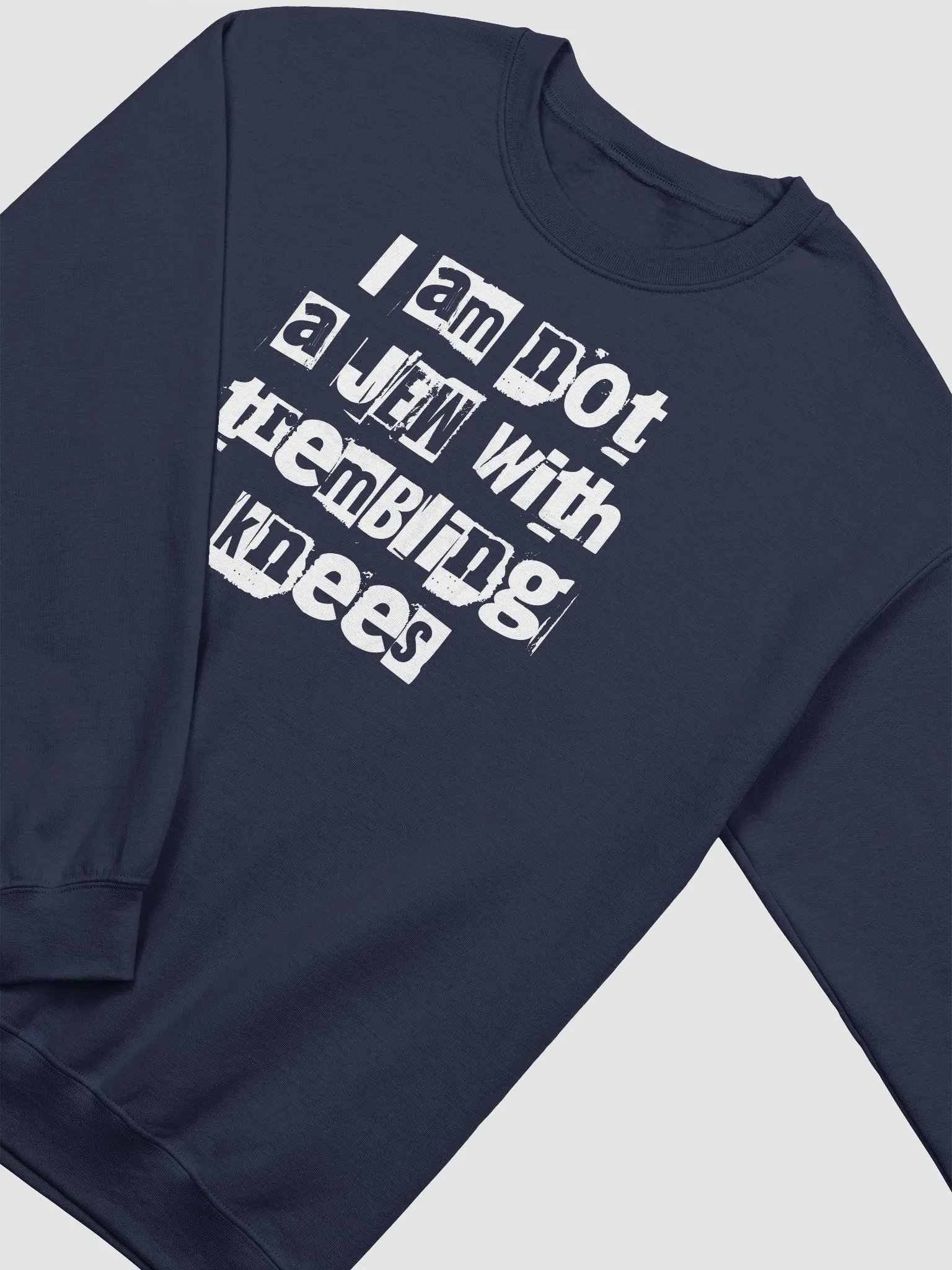 Not a Jew With Trembling Knees Crewneck Sweatshirt product image (3)