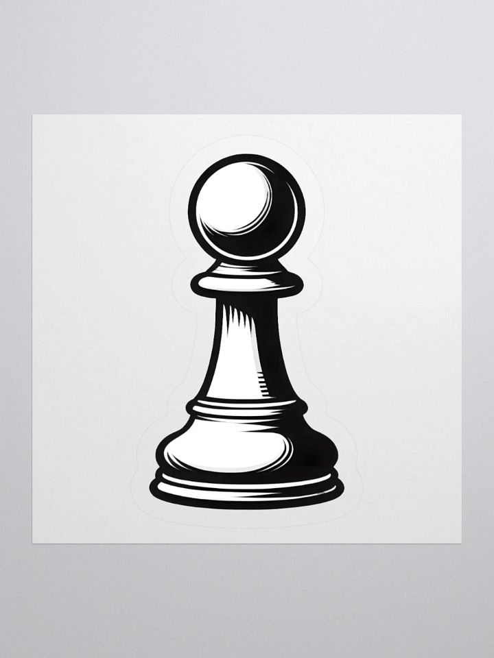 Classic Chess Pawn Piece sticker product image (1)