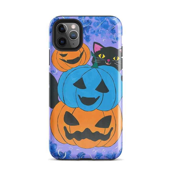 Halloween party (art by Dina R.) acrylic painting picture - Tough Case for iPhone product image (26)