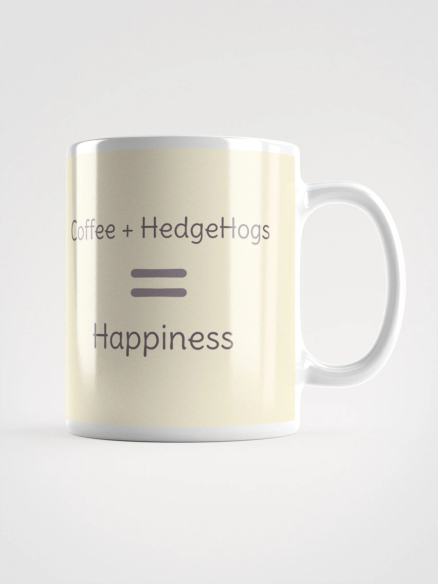 Cute Hedgehog Coffee Mug: Coffee + Hedgehogs = Happiness | Perfect Gift Idea product image (3)