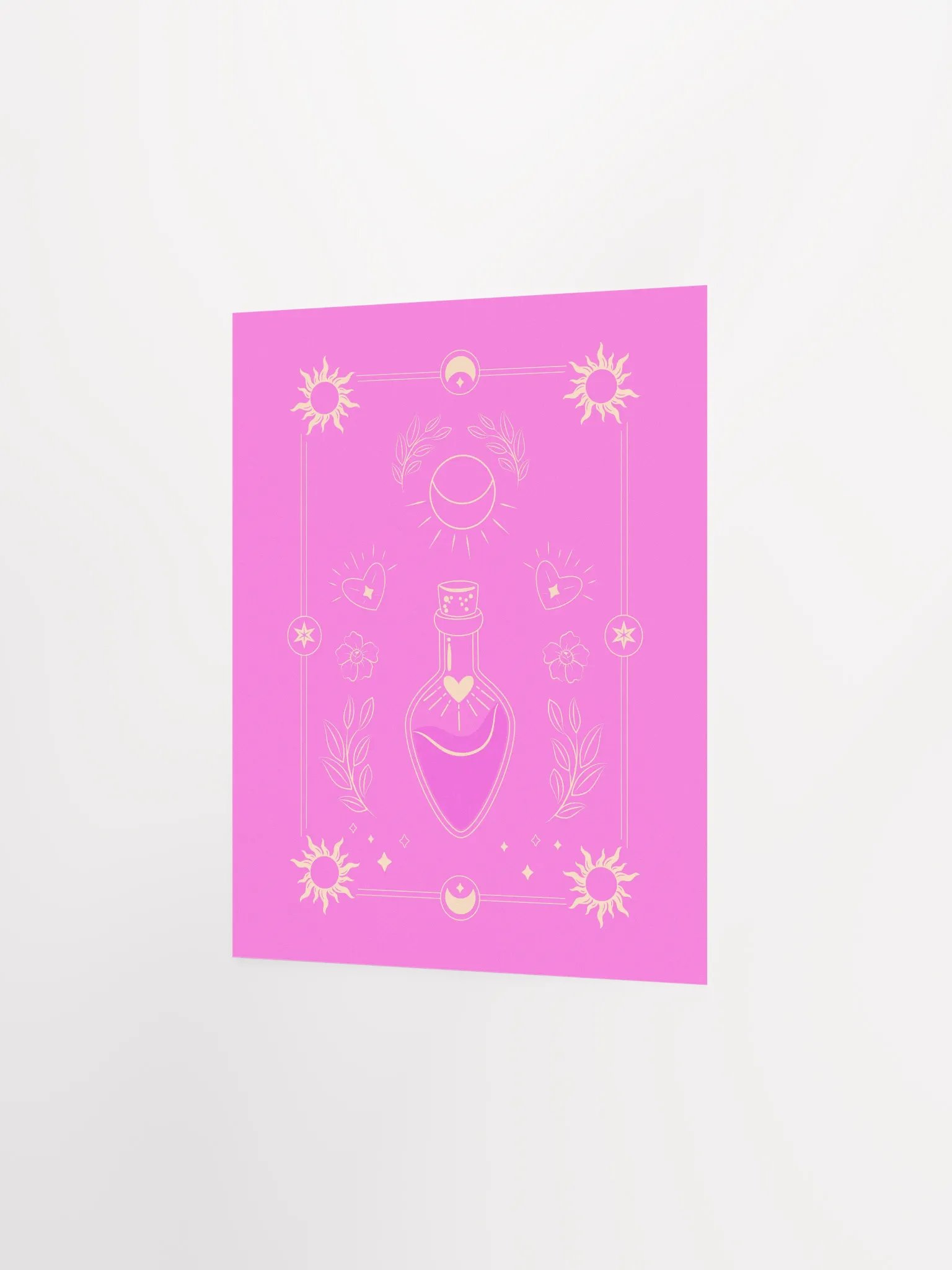 Pink Magic Potion Tarot Card Poster product image (2)