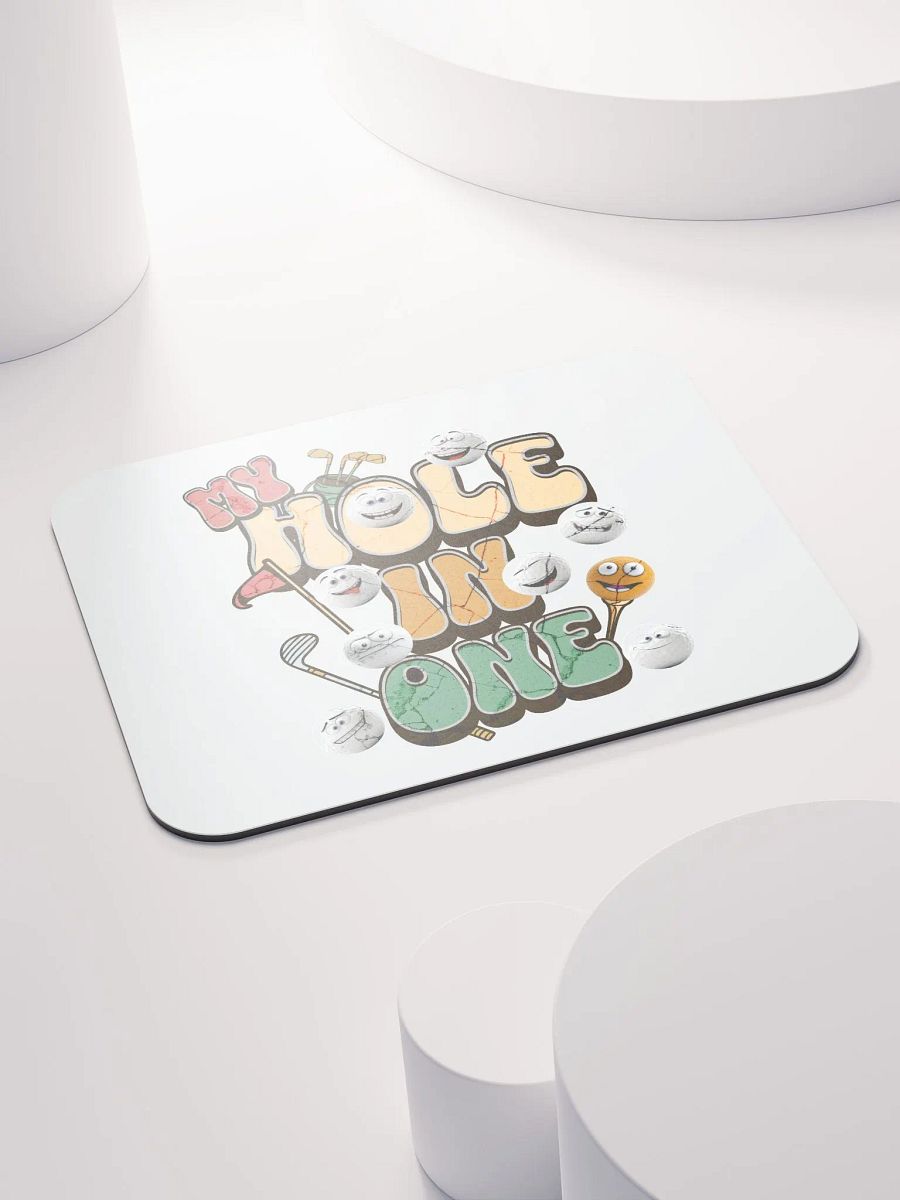 My Hole In One Smiling Golf Balls Mouse Pad product image (4)