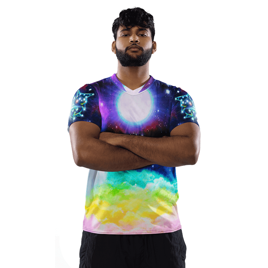 CerettaArt Rainbow Cloud Jersey Shirt product image (2)