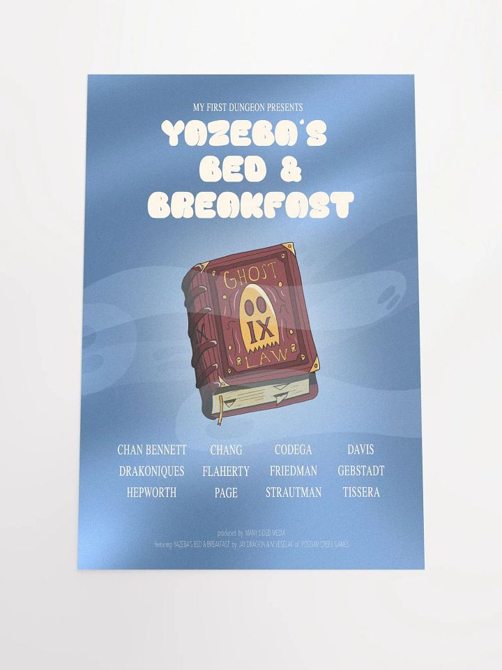 Ghost Law - YB&B Poster product image (1)