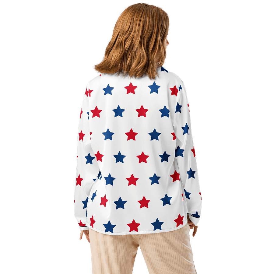 Starry Sky Silky Pajama Top product image (3)