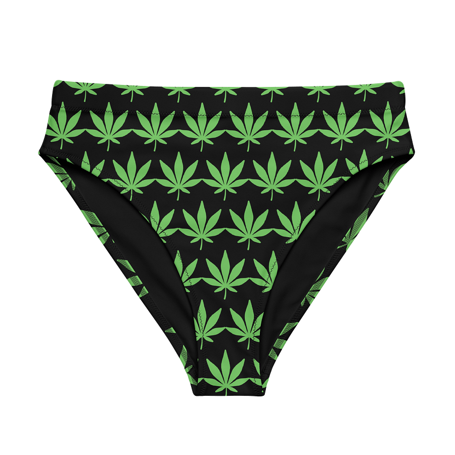Green Dream High Waisted Bikini Bottom product image (1)