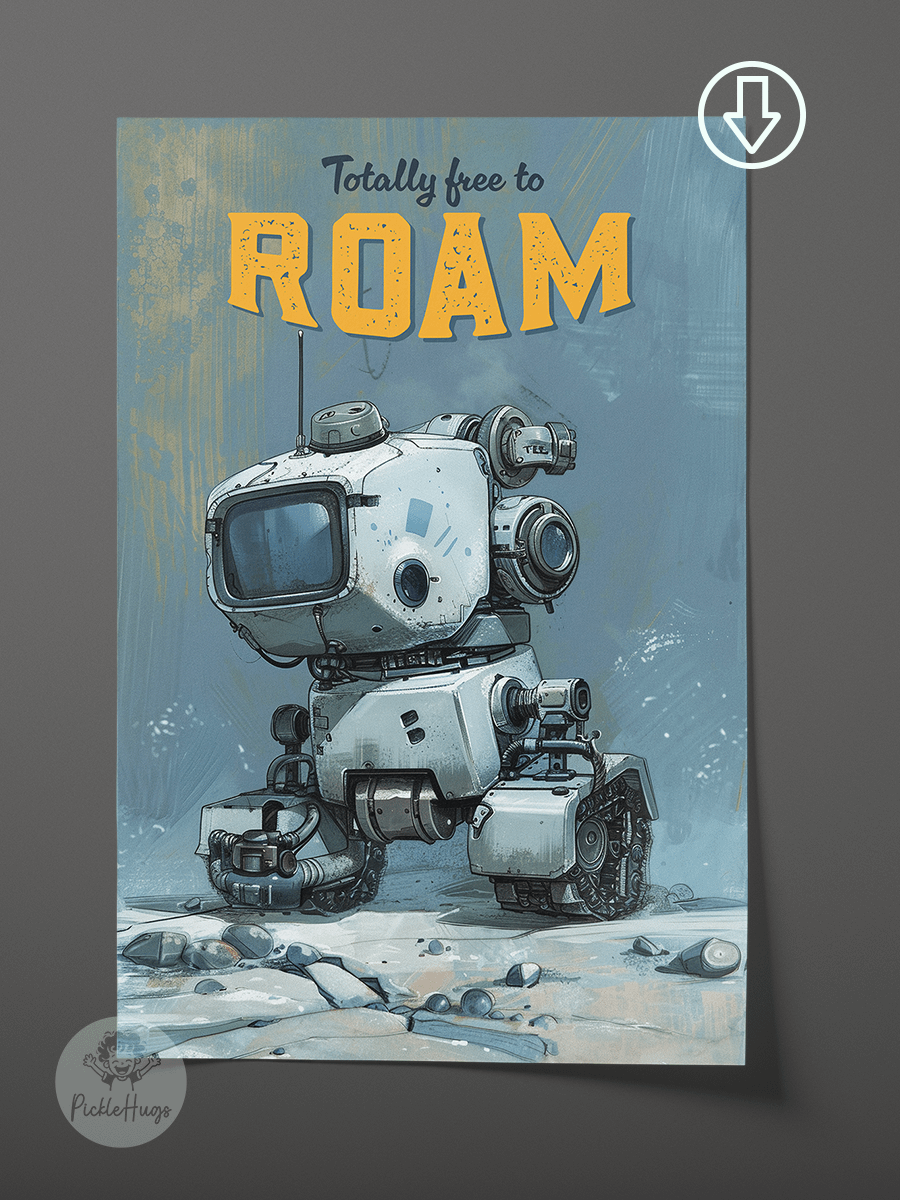 Digital Print ROAM Blue Moon Rover product image (2)