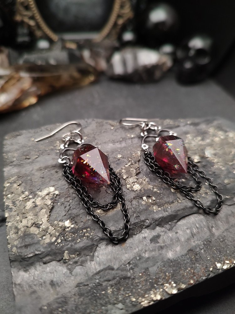 Earrings Epoxica - Rose GalaxyDrops product image (1)