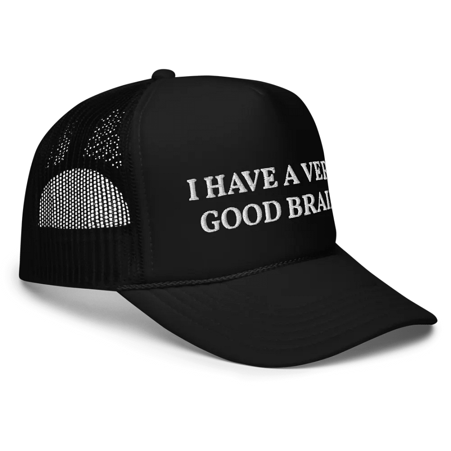 I Have A Very Good Brain - Embroidered Trucker Cap Hat product image (3)