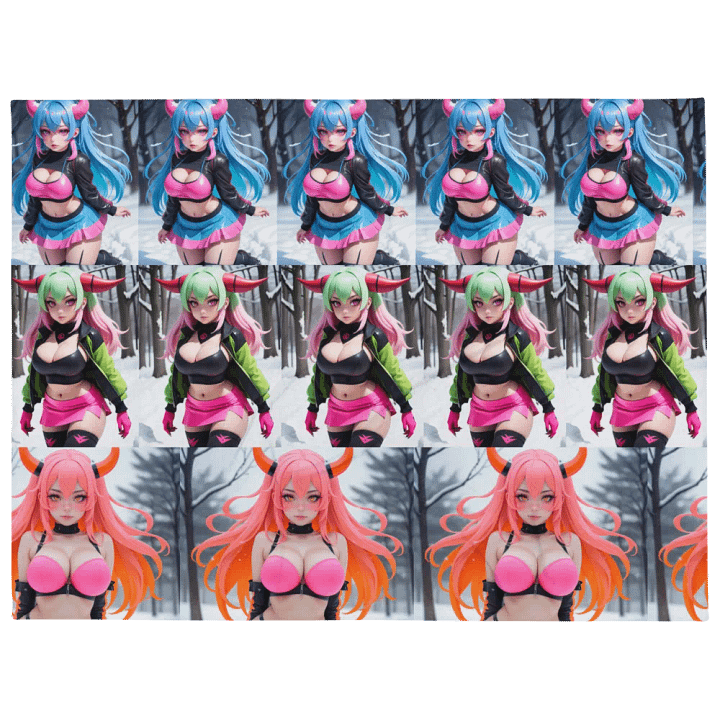 Snowy Friends Throw Blanket product image (1)