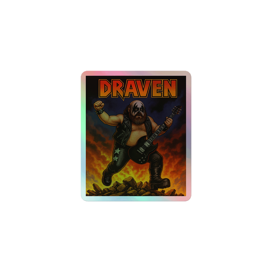 Draven "Kiss" Holosticker product image (1)