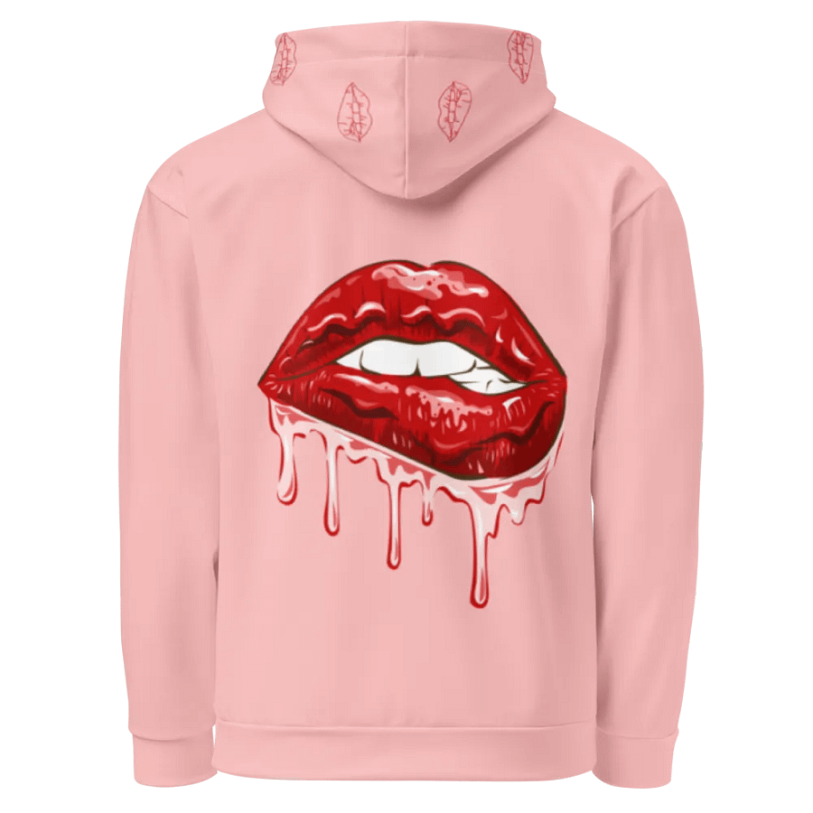 Orm Kornnaphat Lips Unisex Hoodie (Pink) product image (3)