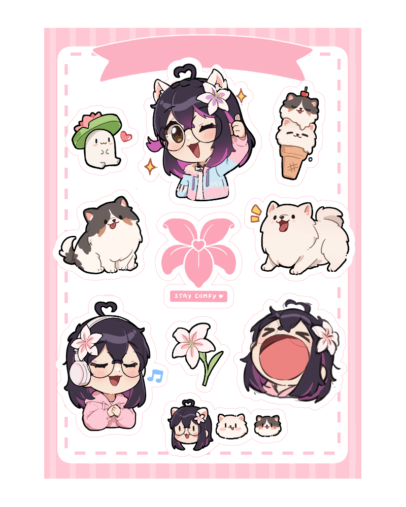 sticker sheet (6 x 8 in) product image (1)