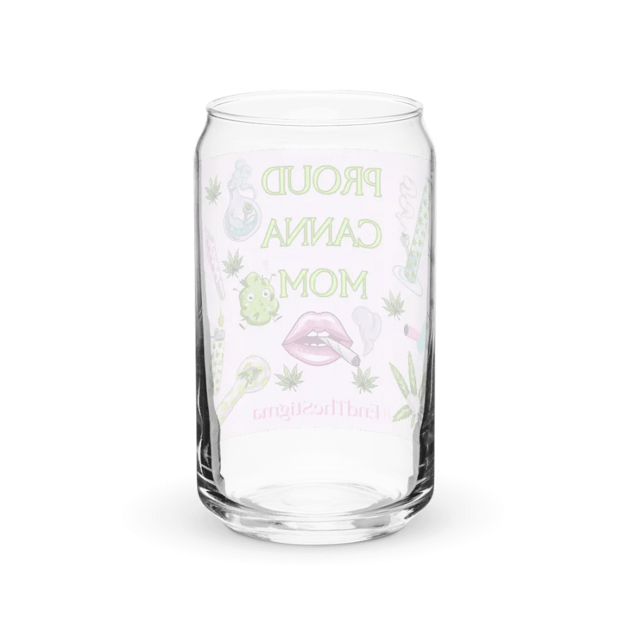 Proud Canna Mom Can-Shaped Glass product image (38)