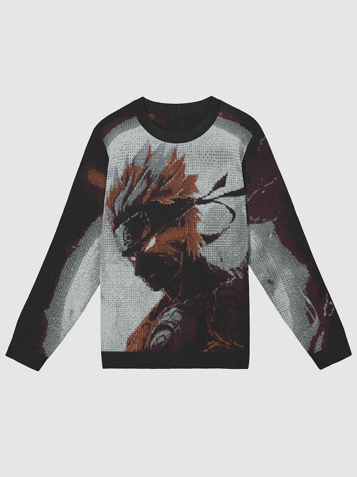 Knitted Crewneck Sweater Classic Fit Anime character design Naruto Uzumaki product image (1)