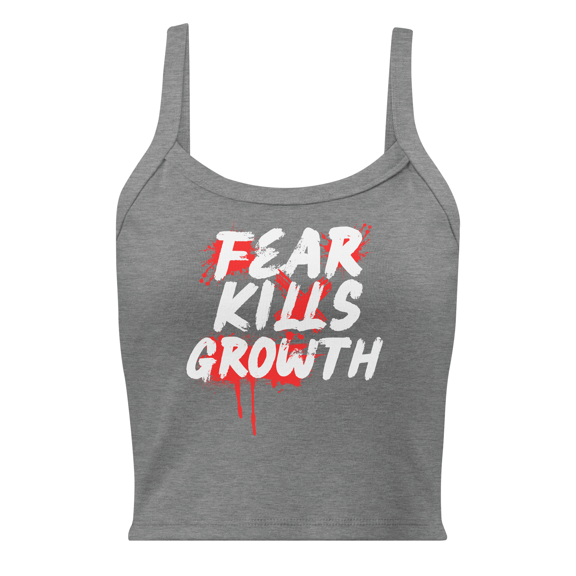 Fear Kills Growth Women’s Tank Top – Bella + Canvas Micro-Rib Fit product image (3)
