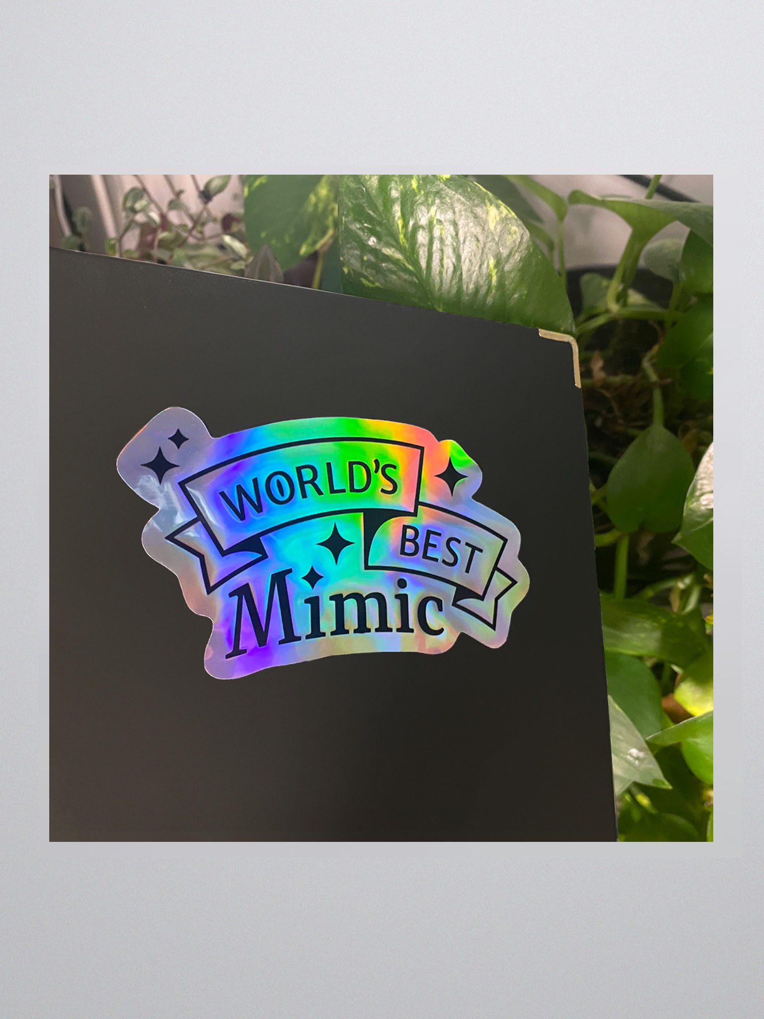 World's Best Mimic Sticker Holographic product image (3)